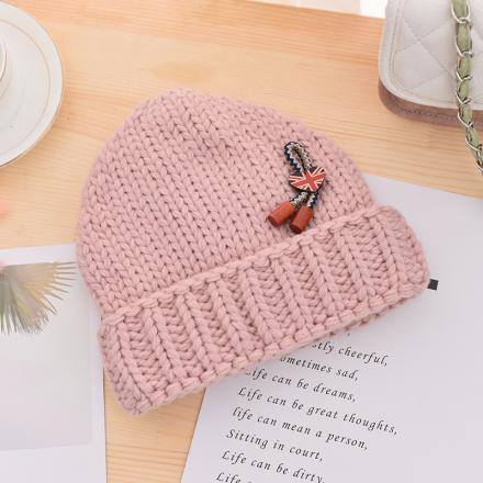 Winter Children's Cap (pink)