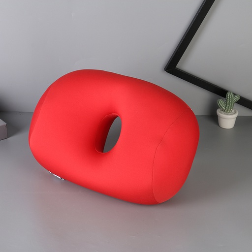 Multi-Purpose Nap Pillow Throw Pillow (Red)