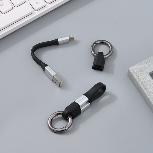 Type-C Creative Keychain Data Cable (Silver)