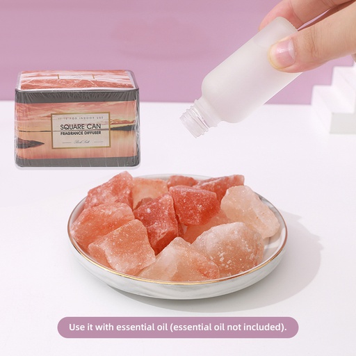 Square Can Pink Rock Salt Fragrance Diffuser