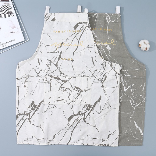 Nordic Marble Print Apron