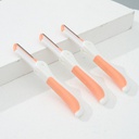 Three sets of small folding macro eyebrow trimmers