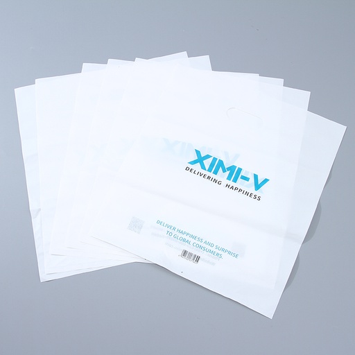 XIMI-V New Image Blue Plastic Shopping Bag(M, 400*350mm)
