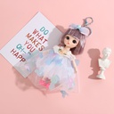 Cute Short Hair Doll Keychain