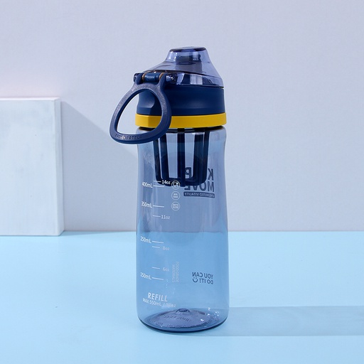 Unlimited Vitality Series Flip Top Shaker Bottle 550ml/18.5fl.oz.(Blue)