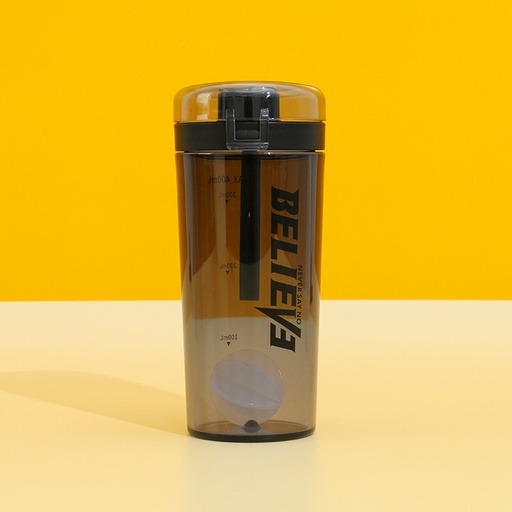 Simple AS Plastic Shaker Bottle 400ml/13.5fl.oz.(Black)