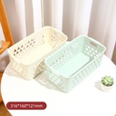 Triangle Holes Medium Plastic Storage Basket