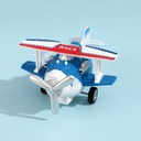 Pull-back Alloy Toy-Blue Cute Airplane(5004)