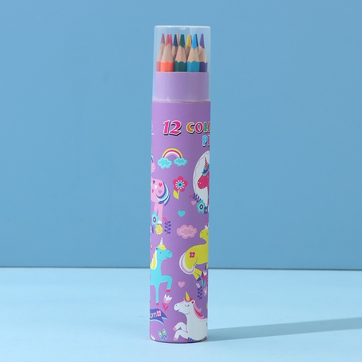 Unicorn Cylinder Colored Pencil Set(12 Colors)