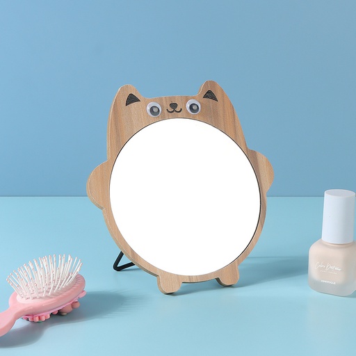 Smart cat table mirror