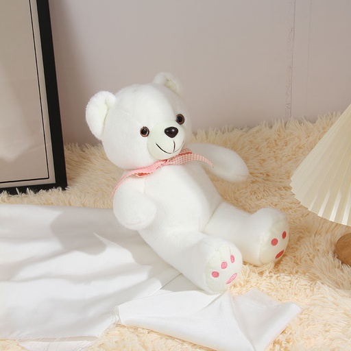 Bears with embroidered feet -35CM (white)