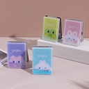 Sweet Family Square Glittery Portable Mirror