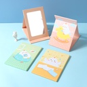 Medium Cute Chicken Stickers Folding Table Mirror 