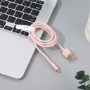1M Candy Color Sync Charging Cable for Android (Pink)
