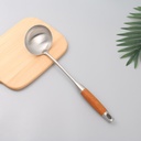 304 Stainless Steel Ladle with Wooden Handle