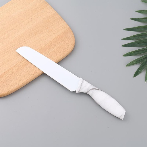 [XVHIKS00915] 7-Inch Marbling Handle Kitchen Meat Knife