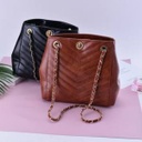 All-Match Retro Style Trendy Shoulder Bag with Chain Strap