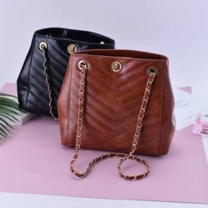 [XVBFB00144] All-Match Retro Style Trendy Shoulder Bag with Chain Strap