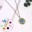 Aromatherapy necklace with 7 color cotton zodiac models (Pisces)