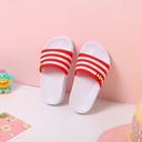 Bee Striped Slippers for Children (White)(24-25)