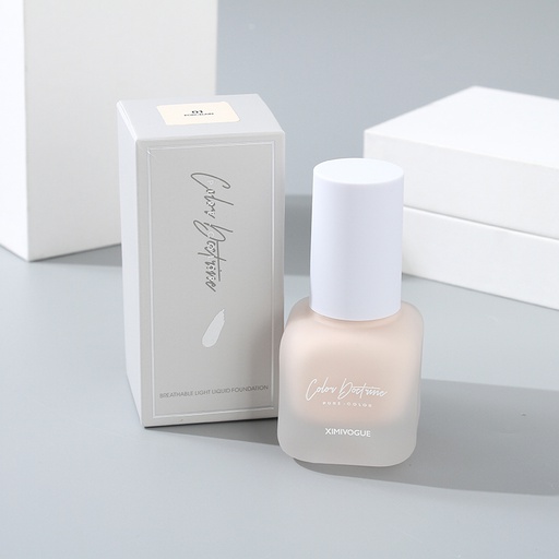 [XVHBMP00742] Breathable Light Liquid Foundation (01 Porcelain)