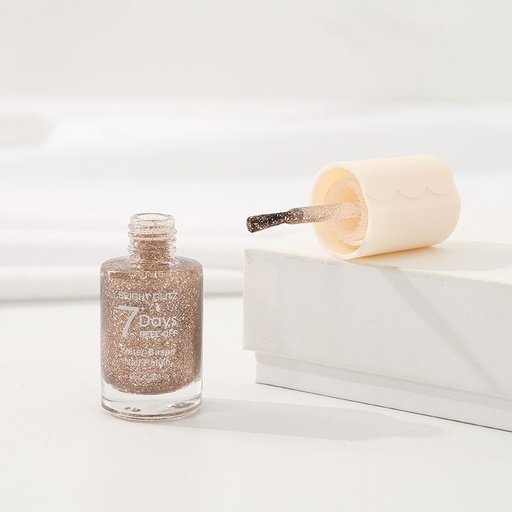 [XVHBMP02342] Bright Glitz 7-Day Peel-Off Water-Based Nail Polish (Shining Gold)